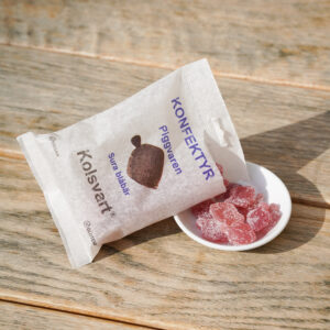 Bonbons myrtille "Piggvaren", Kolsvart